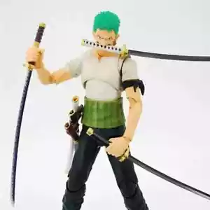 Roronoa Zoro Past Blue Variable Articulated Boxed 18cm PVC Actionfigur D - Bild 1 von 5