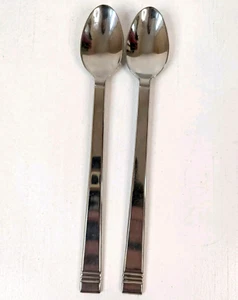 Iced Tea Spoons (Parfait) Lenox TIN CAN ALLEY Stainless Set Of 2  7 3/4"Long - Bild 1 von 7