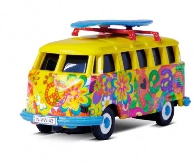 VW T1 Bus Flower Power 2.4G  für H0 in 1:87 als Set mit Fernsteuerung 500504150 - Bild 1 von 4