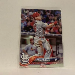 #21 Harrison Bader St Louis Cardinals Rookie Series 1 2018 Topps Baseball Card A - Picture 1 of 2