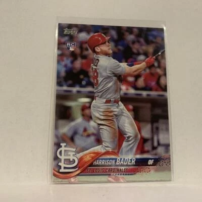 #21 Harrison Bader St Louis Cardinals Rookie Series 1 2018 Topps Baseball Card A - Image 1 of 2