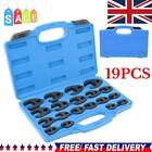 19pc Metric Crowfoot Wrench Set 8-32mm 3/8" 1/2" Sq Dr Large Crows Foot UK