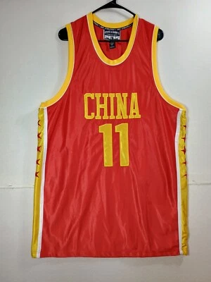 Camiseta de la Selección Nacional de Baloncesto de China Yao Ming Juegos Olímpicos Talla L Steve & Barry's Foto 1 de 4