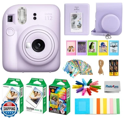 Cámara fotográfica instantánea Fujifilm Instax Mini 12, mini película Fuji Instax (20 hojas Foto 1 de 4