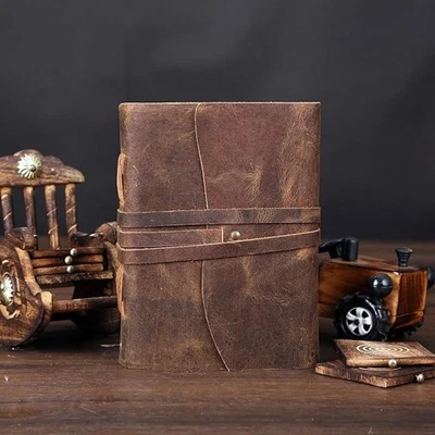 Handmade Leather Journal, Writing Notebook, Daily Notepad For Men & Women - Image 1 of 4