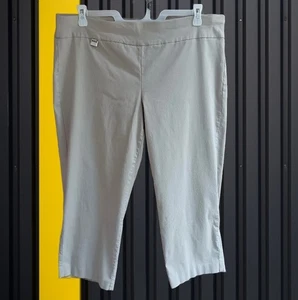 Pantalones cortos Alfani para mujer Capri Millenium pull on flex cintura cómoda talla 20W - Imagen 1 de 8