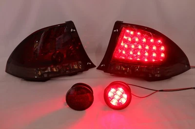 LED RED SMOKE Tail Lights + Rear Trunk Led Lights For 98-05-IS200-IS300 ALTEZZA - Image 1 of 4