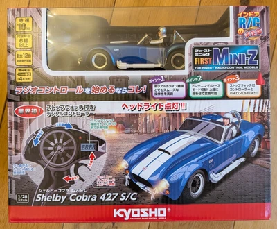 Kyosho Egg RC Car 1/28 FIRST MINI-Z Shelby Cobra 427 S/C 66610 NEW Sealed - Image 1 of 4
