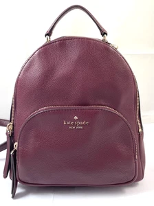 Kate Spade New York Jackson Leder Medium Rucksack Tragetasche weinrot regulär 348 $ - Bild 1 von 11