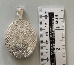 Sterling Silver Large Locket - Picture 1 of 9
