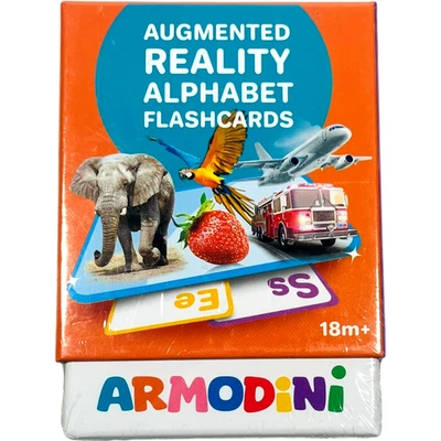 Armodini, Augmented Reality Alphabet Lernkarten, ABC’s, Lernspielzeug, 18m+ - Bild 1 von 4