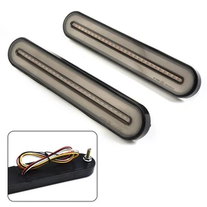 US 3 In 1 LED Rear Fender Bagger Filler Panel Brake Turn Lights For Touring NEW - Picture 1 of 24
