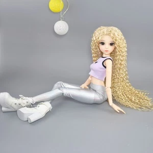 60 cm BJD Muñeca 1/3 Tamaño Niñas Muñecas Moda Rubia Largo Pelo Rizado Ropa Linda - Foto 1 di 24