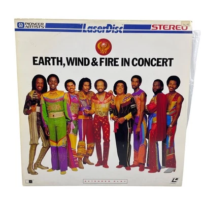Earth, Wind & Fire In Concert LaserDisc 1982 Music Extended Play Pioneer Foto 1 de 3
