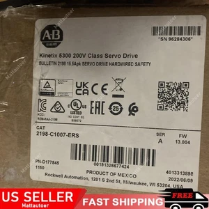 Allen-Bradley Kinetix 5300 200V Clase Servo Drive 2198-C1007-ERS NUEVO - Imagen 1 de 6