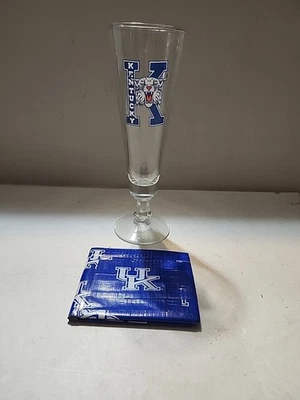 Universidad de Kentucky Wildcats Lote Cerveza Copa de Vino y Cartera Azul y Blanco Foto 1 de 4