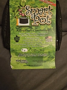 Original Smart Pot 2 Gallon -lot Of 12 Breathable Black Fabric Garden Planting - Picture 1 of 5