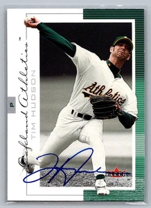 2001 Fleer Genuine Auto w/ COA Tim Hudson #79 - Picture 1 of 2