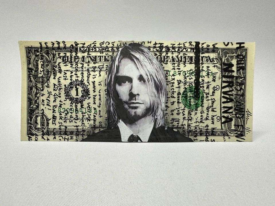 Chris Boyle - Nirvana - Monedas de dólar coleccionables arte dinero 1/1 Foto 1 de 4