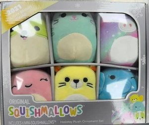 2021 EXKLUSIVES SQUISHMALLOW CHRISTMAS ORNAMENT SET Kima, Chip, Mila - Bild 1 von 3
