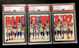 1991 Skybox Team USA Full Set! #544, 545, 546! Fresh Grade PSA GEM MT 10! ENN  - Bild 1 von 8