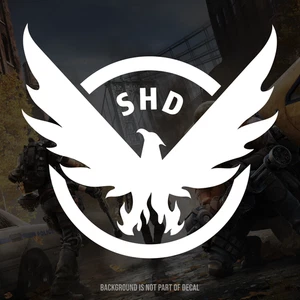 Calcomanía adhesiva de vinilo Tom Clancy’s The Division 2 SHD - Imagen 1 de 3