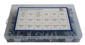 424pc High Tensile Metric Nut and Bolt Grab Kit - Bild 1 von 7