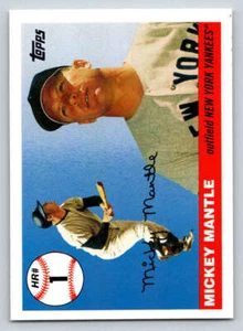 2006 Topps Mantle Home Run History #1 Mickey Mantle (ref Y01166) - Picture 1 of 2