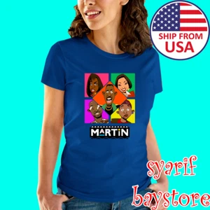 Martin TV Show Cartoon Women's Royal Blue Size S to 2XL - Picture 1 of 1