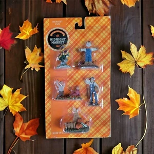 Paquete completo de 5 estatuillas de Halloween The Midnight Market Harvest 2013 de Acción de Gracias - Imagen 1 de 2