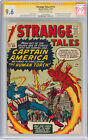 STRANGE TALES #114 CGC 9.6 SS STAN LEE SIGNED 1 of 1 CAPY COVER #117162003
