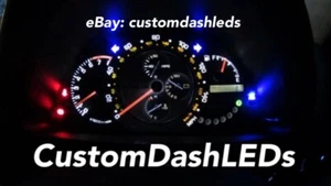 WHITE - SPEEDO ONLY KIT Is200 Is300 Altezza LEXUS Dash Led Bulbs CustomDashLEDs - Picture 1 of 4
