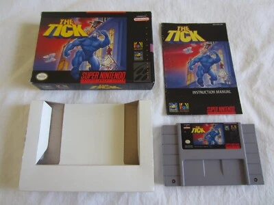 The Tick (SNES) Super Nintendo CIB Complete Box 1994 FOX RARE - Image 1 of 4