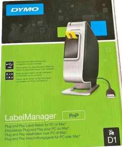 DYMO Label Manager Plug N Play PnP Label Printer Thermal D1 Labels USB PC or Mac - Picture 1 of 4