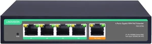 4 Ports Gigabit Poe Passthrough Switch and Poe Extender with 60W POE Input, Ieee - Picture 1 of 12