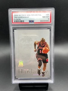 1998 Skybox Molten Metal Fusion Tim Hardaway #6F PSA 8 - Picture 1 of 2
