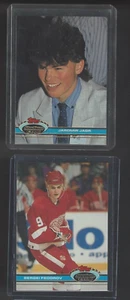 1991-92 STADIUM CLUB HOCKEY #315 SERGEI FEDEROV & #343 JAROMIR JAGR NM/MT - Foto 1 di 1