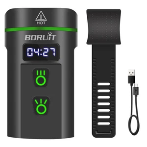 Super bright bike front and rear lights USB charging 50000LM irradiation 100m - Picture 1 of 17