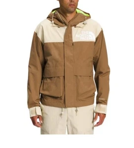 The North Face Giacca Uomo Media 86 Bassa Fi Hi Tek Montagna Impermeabile Cachi NUOVO - Foto 1 di 13