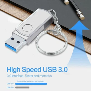 Mini USB Stick 3.0 64GB 32GB 8GB 4GB Metall Speicherstick Flash Drive Speicher - Bild 1 von 13