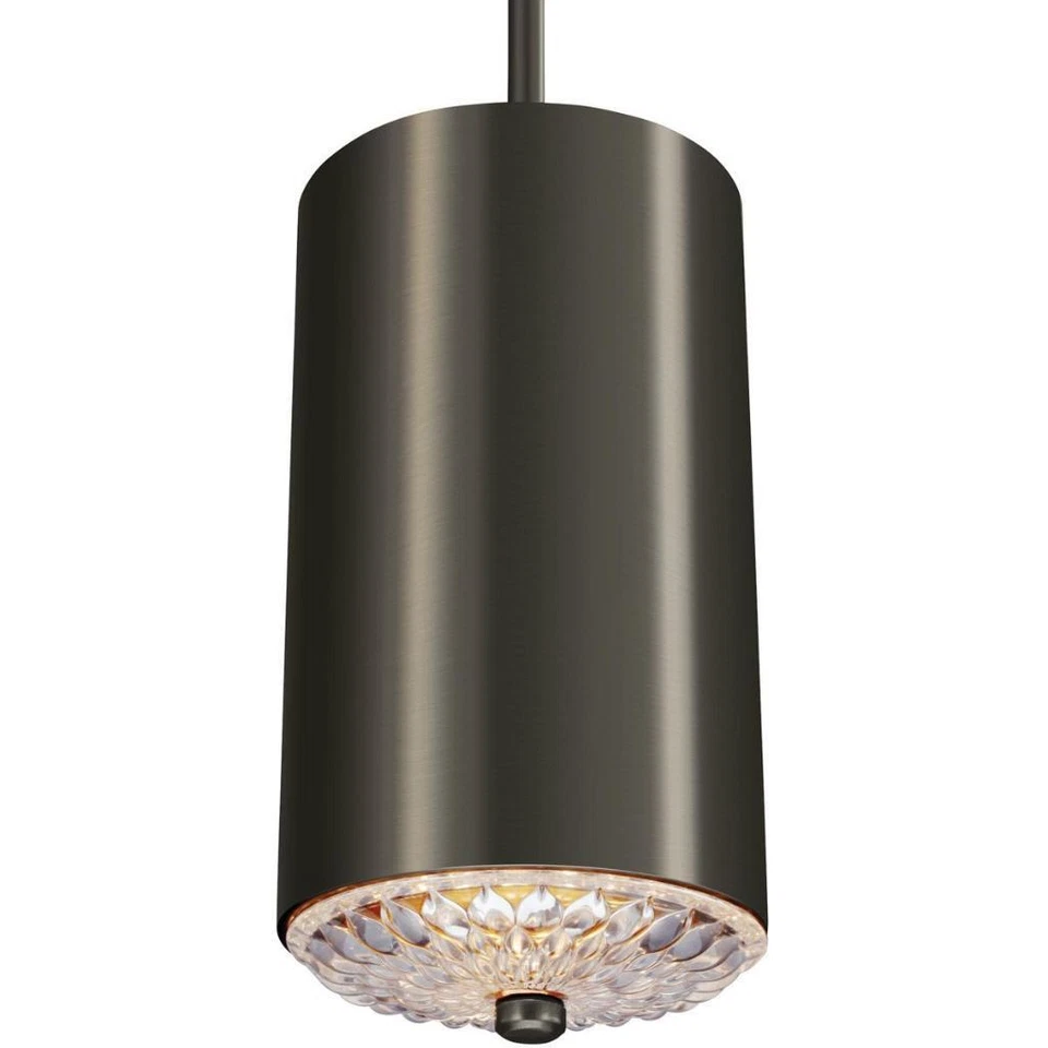 Feiss Botanic 1 Light 6 inch Aged Pewter Mini-Pendant Ceiling Light, P1371AGP - Image 1 of 1