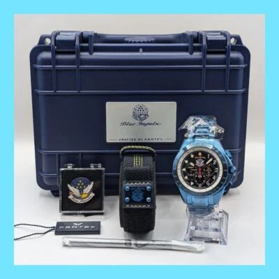 Reloj cronógrafo solar KENTEX S720M-02 JASDF Blue Impulse T-4 20 aniversario  Foto 1 de 4