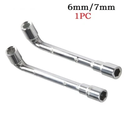 6mm 7mm Hexagonal L shaped Wrench Sleeve Tool for Ender 3 MK8 Nozzle 1PC - Image 1 of 4