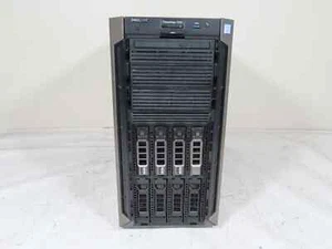 Dell PowerEdge T340 Tower Intel E-2124 3.3Ghz 8GB Ram 4x Trays H330 2x 495w - Picture 1 of 6
