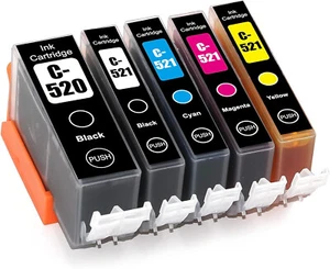 20 x Generic Ink PGI520 CLI521 for Canon MP540 MP550 MP560 MP620 MX870 MP980 - Picture 1 of 5