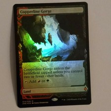 Copperline Gorge FOIL NM/M Zendikar Rising Expeditions MTG Magic the Gathering