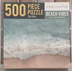 Rompecabezas Beach Vibes 500 piezas Rompecabezas Hope Bainbridge Americanflat NUEVO - Imagen 1 de 3