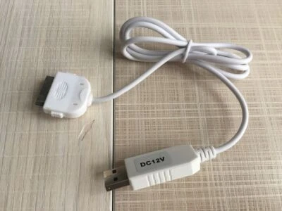 Custom DC 12V USB to 30Pin Firewire Charging Cable Cord For Apple iPod 4th A1059 - Image 1 of 4