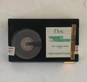 Transformers - The Ultimate Doom Volume 2 Beta / Betamax Tape Former Rental FHE - Picture 1 of 5