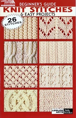 Beginner's Guide to Knit Stitches & Easy Projects by Leisure Arts 75003 - Image 1 of 3